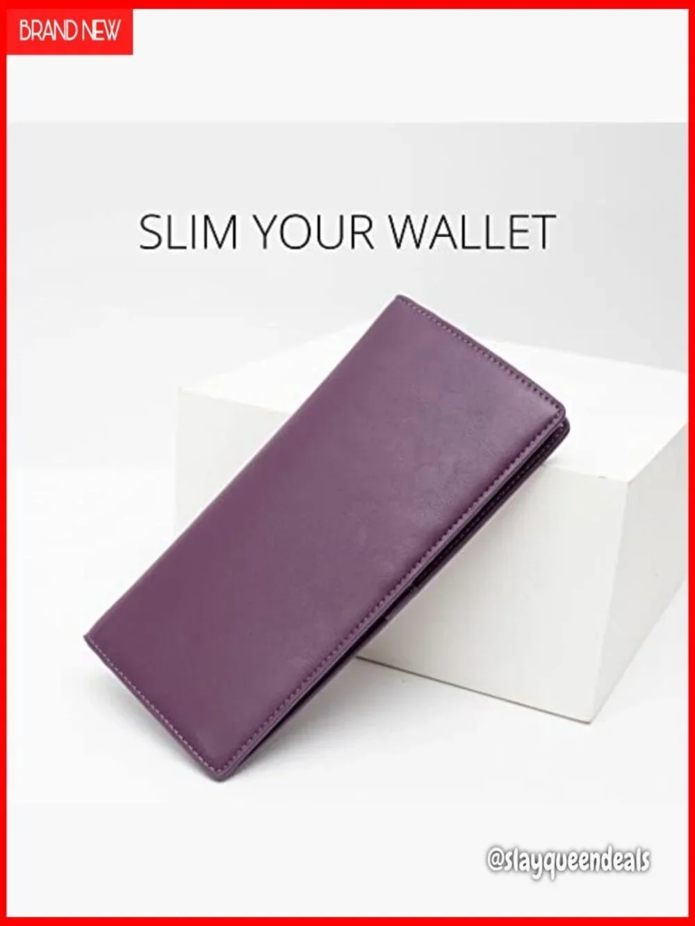 Ultra Slim RFID Blocking Wallet with 11 Card Slots and Zippered Pocket